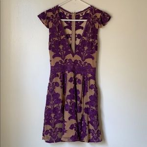 For Love & Lemons Temecula Dress (S/Purple)